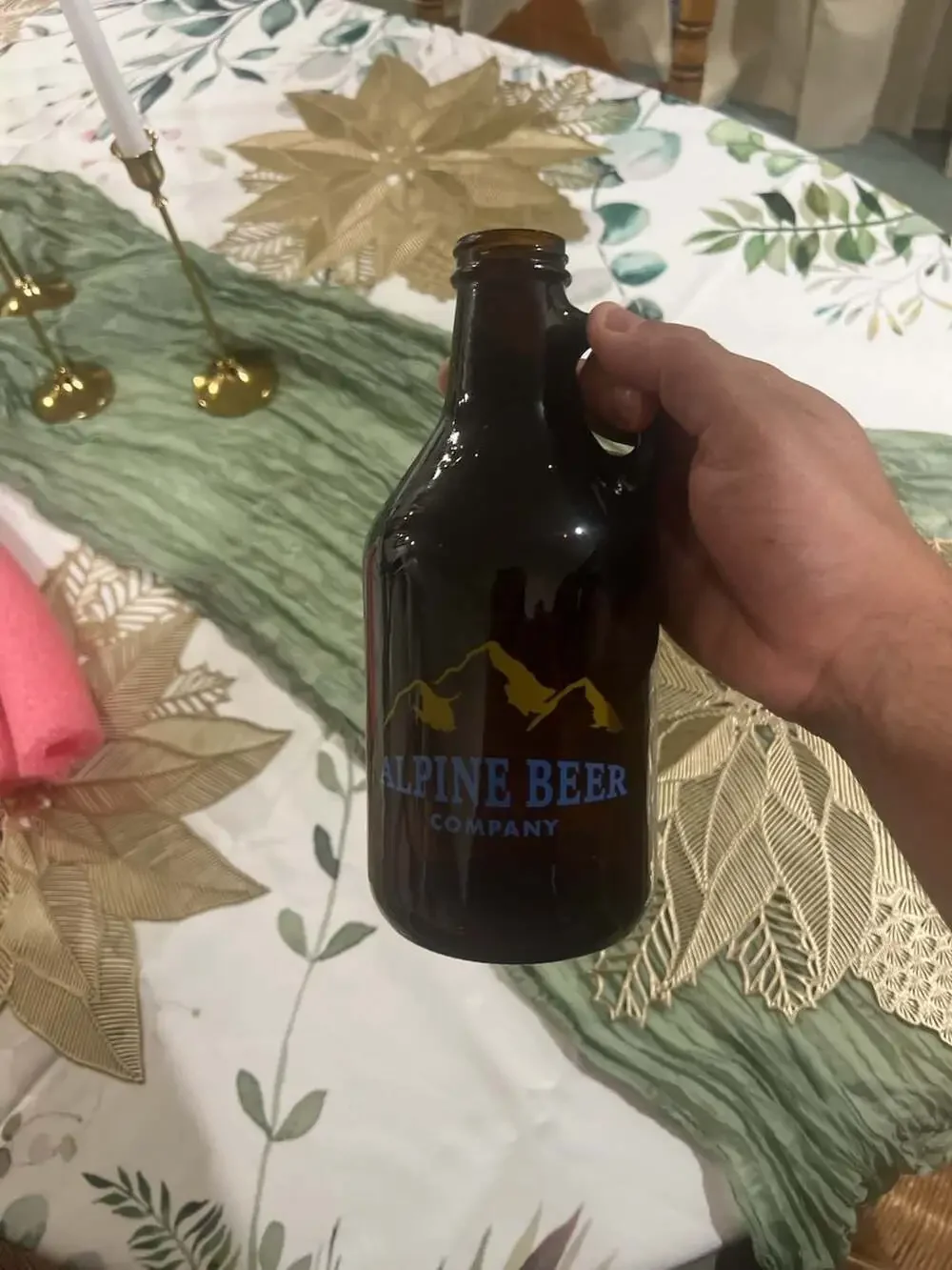 Alpine Beer Company 32oz Brown Glass Beer Growler